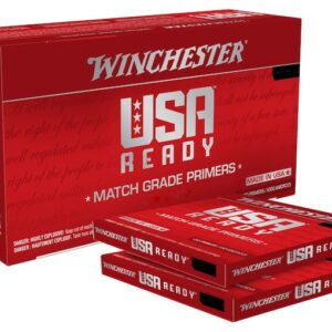 Winchester USA Ready Large Rifle Match Primers Box of 1000 (10 Trays of 100)
