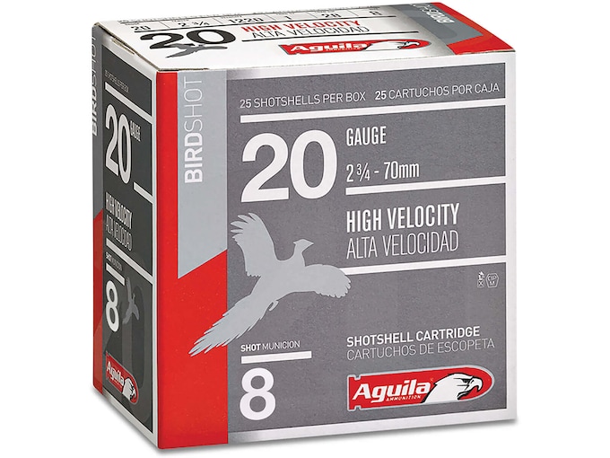 Aguila-High-Velocity-Game-Load-Ammunition-20-Gauge-2-34″-1-oz-8-Shot-