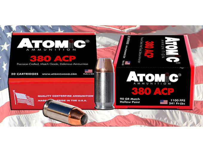 Atomic-Ammunition-380-ACP-90-Grain-Jacketed-Hollow-Point-Box-of-20-
