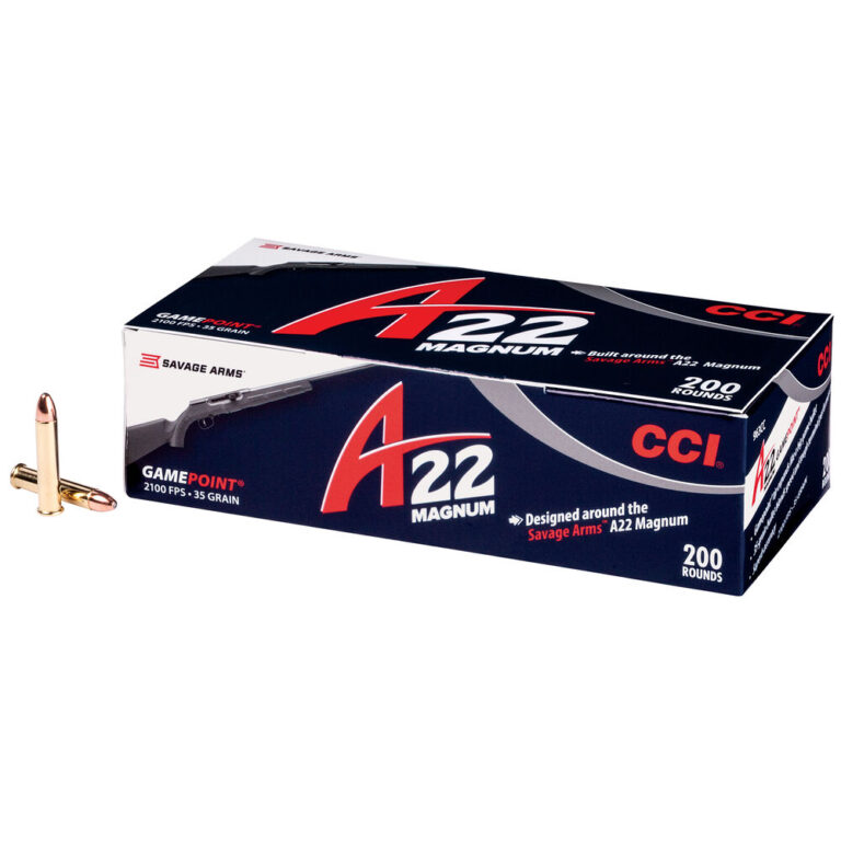 CCI-22-WMR-AMMUNITION-A22-GAMEPOINT-500-RDS