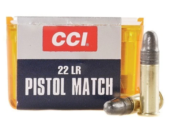 CCI-Pistol-Match-Ammunition-22-Long-Rifle-40-Grain-Lead-Round-Nose-
