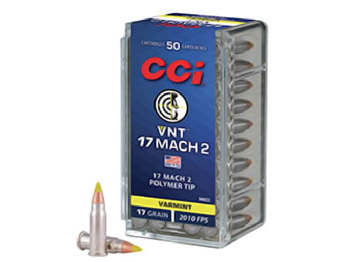 CCI-Varmint-Ammunition-17-Hornady-Mach-2-HM2-17-Grain-Speer-VNT-