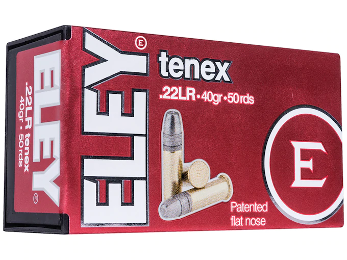 Eley-Tenex-EPS-Ammunition-22-Long-Rifle-40-Grain-Lead-Flat-Nose-