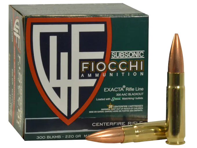Fiocchi-Exacta-Ammunition-300-AAC-Blackout-Subsonic-220-Grain-Sierra-MatchKing-Hollow-Point-Boat-Tail-