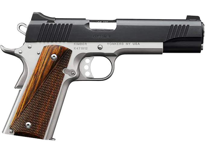 Kimber-Custom-II-Semi-Automatic-Pistol-45-ACP-522-Barrel-7-Round-Black-Rosewood