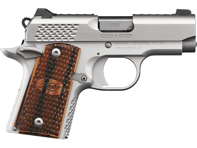 Kimber-Micro-9-Raptor-Semi-Automatic-Pistol-9mm-Luger-3.1522-Barrel-6-Round-Stainless-Wood