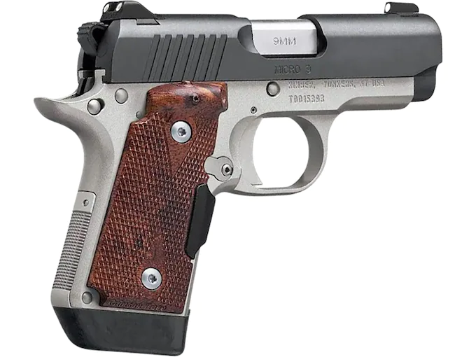 Kimber-Micro-9-Two-Tone-Laser-Grip-Semi-Automatic-Pistol-9mm-Luger-3.1522-Barrel-7-Round-Black-Rosewood