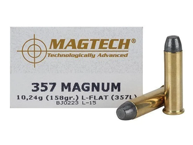 Magtech-Cowboy-Action-Ammunition-357-Magnum-158-Grain-Lead-Flat-Nose-Box-of-50-