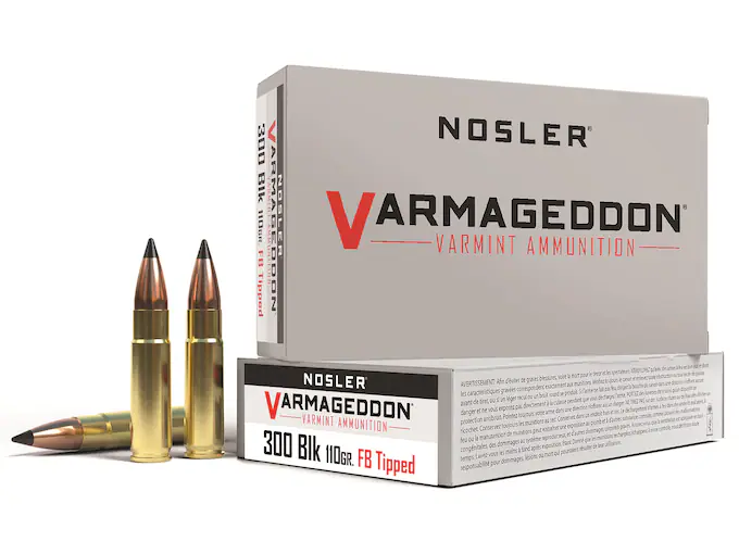 Nosler-Varmageddon-Ammunition-300-AAC-Blackout-110-Grain-Polymer-Tip-Flat-Base-Box-of-20-
