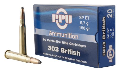 PPU-PP303F-Standard-Rifle-303-British-174-gr-Full-Metal-Jacket-FMJ-20-Bx-10-Cs-