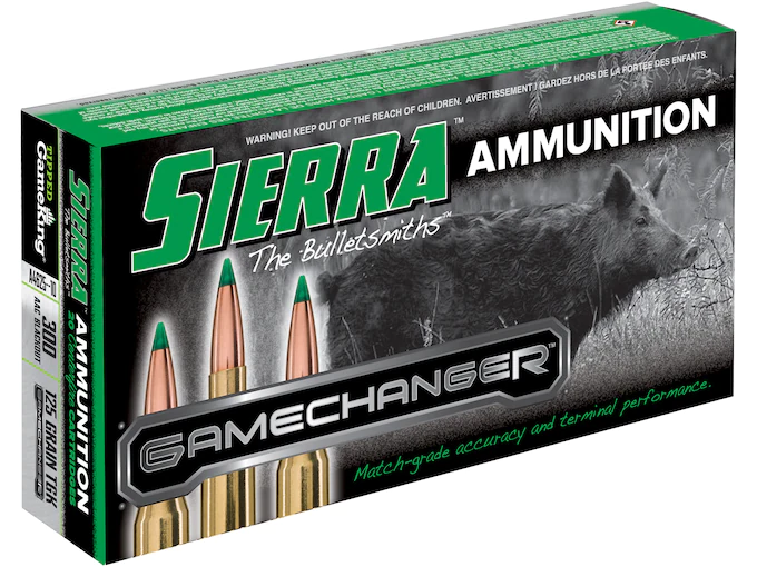 Sierra-GameChanger-Ammunition-300-AAC-Blackout-125-Grain-Tipped-GameKing-Box-of-20-
