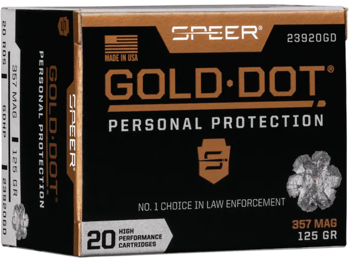 Speer-Gold-Dot-Ammunition-357-Magnum-125-Grain-Jacketed-Hollow-Point-Box-of-20-