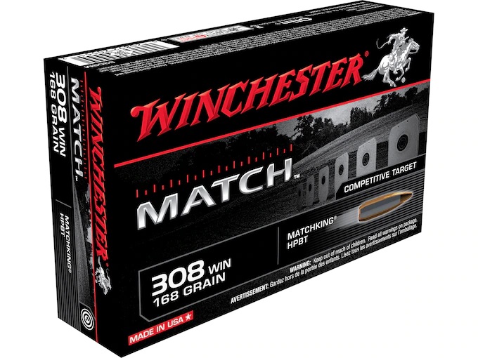 Winchester-Match-Ammunition-308-Winchester-168-Grain-Hollow-Point-Boat-Tail-